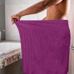 Juego de Toallas de Baño 2 piezas-100% algodón peinado,Toallas de 550 gsm