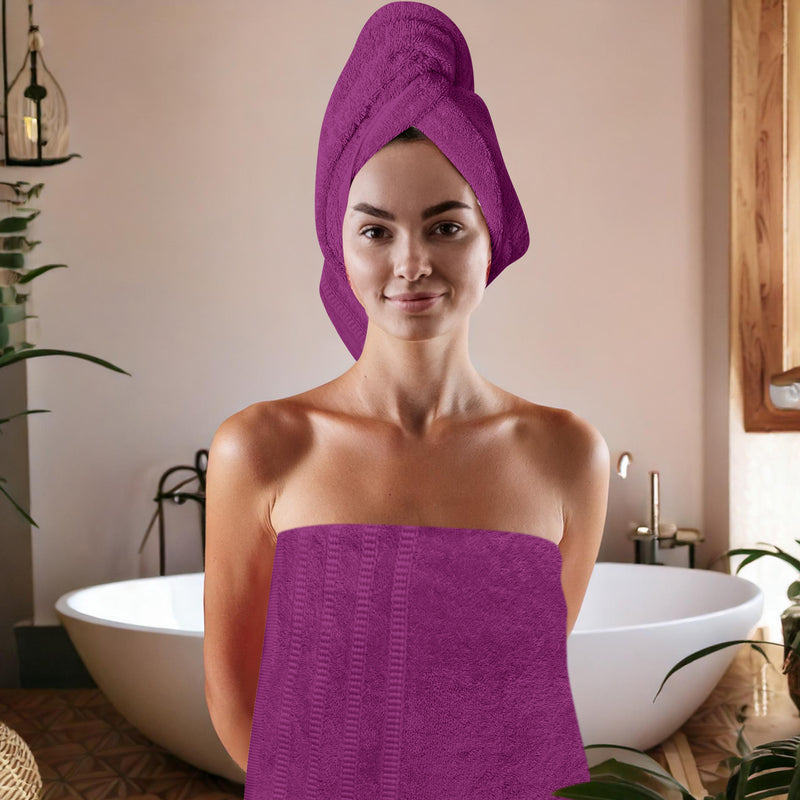 Juego de Toallas de Baño 2 piezas-100% algodón peinado,Toallas de 550 gsm