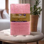 Juego de Toallas de Baño 2 piezas-100% algodón peinado,Toallas de 550 gsm