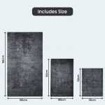 Juego de Toallas 4 Piezas - 1 Toallas de Sábana 1 Toallas de Mano 2 Toallas Cara- 100% algodón peinado, 550 gsm