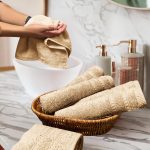 Juego de Toallas de Cara o Bidet 6 Piezas - 100% algodón peinado,Toallas de 550 gsm