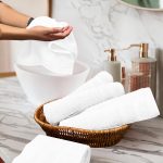Juego de Toallas de Cara o Bidet 6 Piezas - 100% algodón peinado,Toallas de 550 gsm