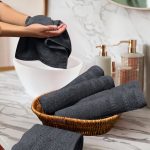 Juego de Toallas de Cara o Bidet 6 Piezas - 100% algodón peinado,Toallas de 550 gsm