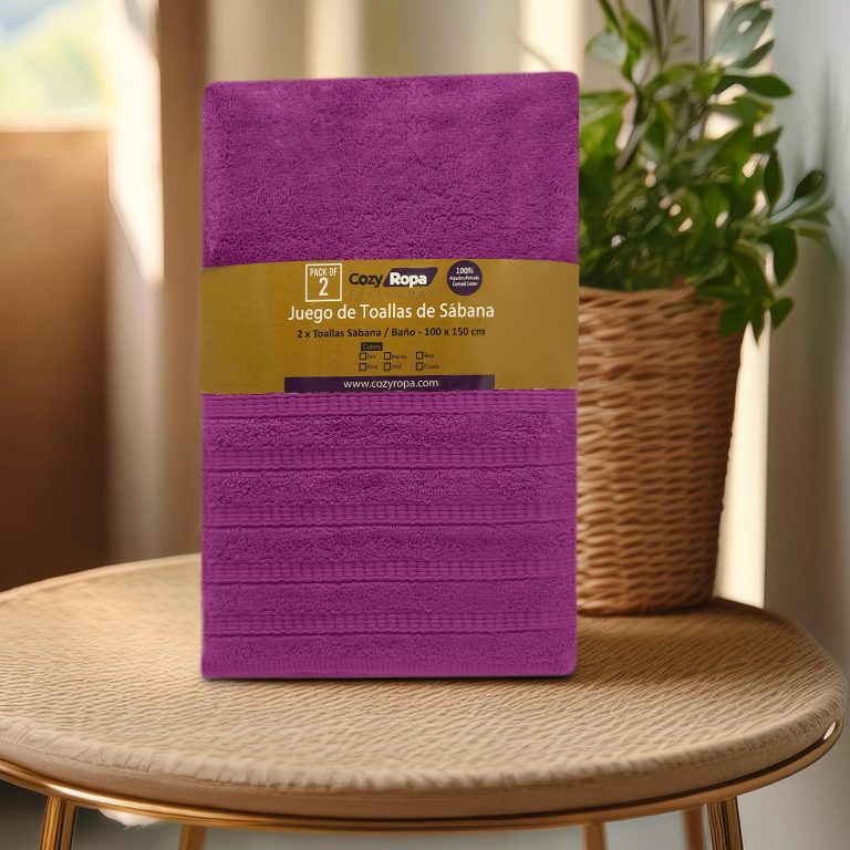 Juego de Toallas de Sábana 2 piezas-100% algodón peinado,Toallas de 550 gsm