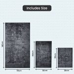 Juego de toallas de 8 piezas: 2 toallas de baño, 2 toallas de mano y 4 toallas de cara - 100 % algodón peinado, 550 g/m²