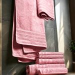 Juego de toallas de 8 piezas: 2 toallas de baño, 2 toallas de mano y 4 toallas de cara - 100 % algodón peinado, 550 g/m²